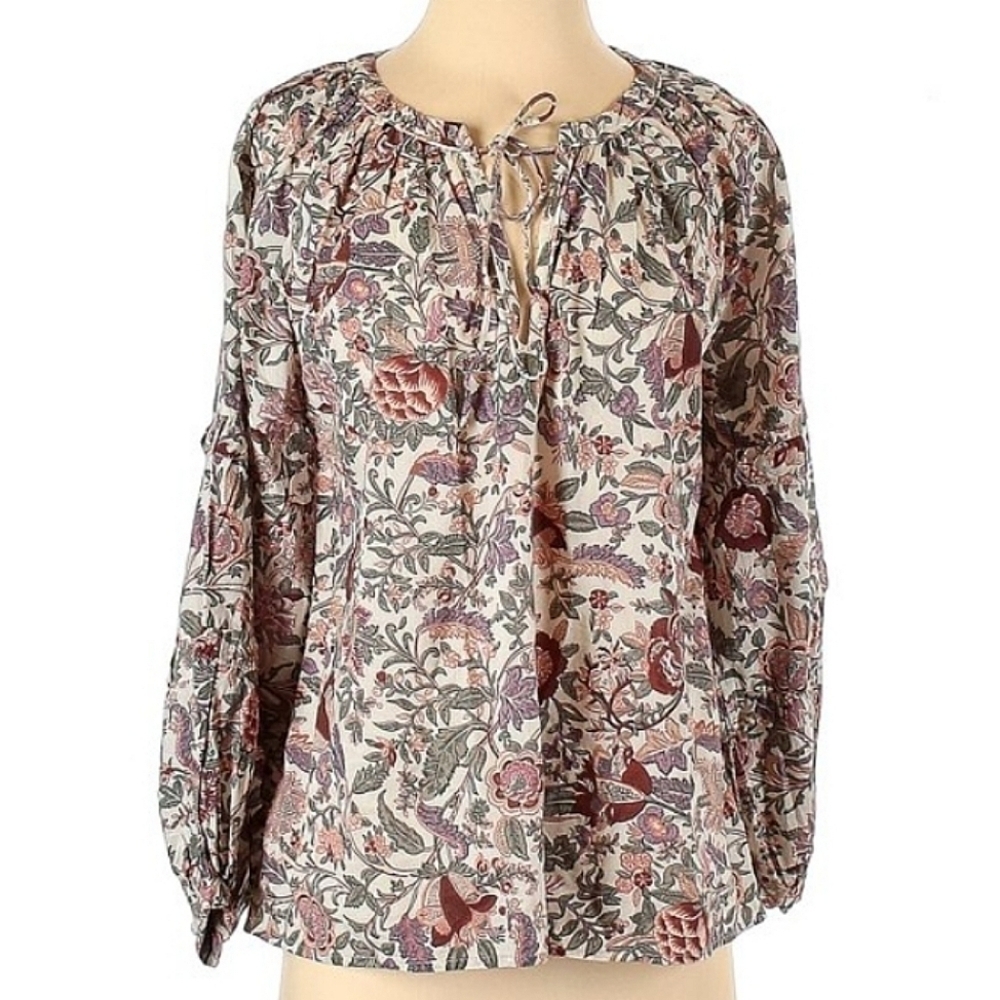 Love the Label Botanical‎ Peasant Blouse